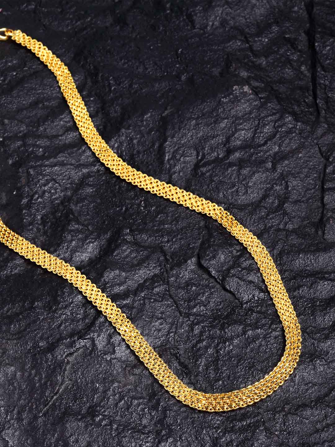 Men Gold-Toned Gold-Plated Chain