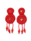 Red Beaded Handcrafted Jewellery Set