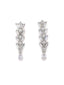 PANASH Rhodium-Plated White AD-Studded Jewellery Set