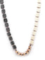 Gold-Toned & White Brass Gold-Plated Handcrafted Necklace