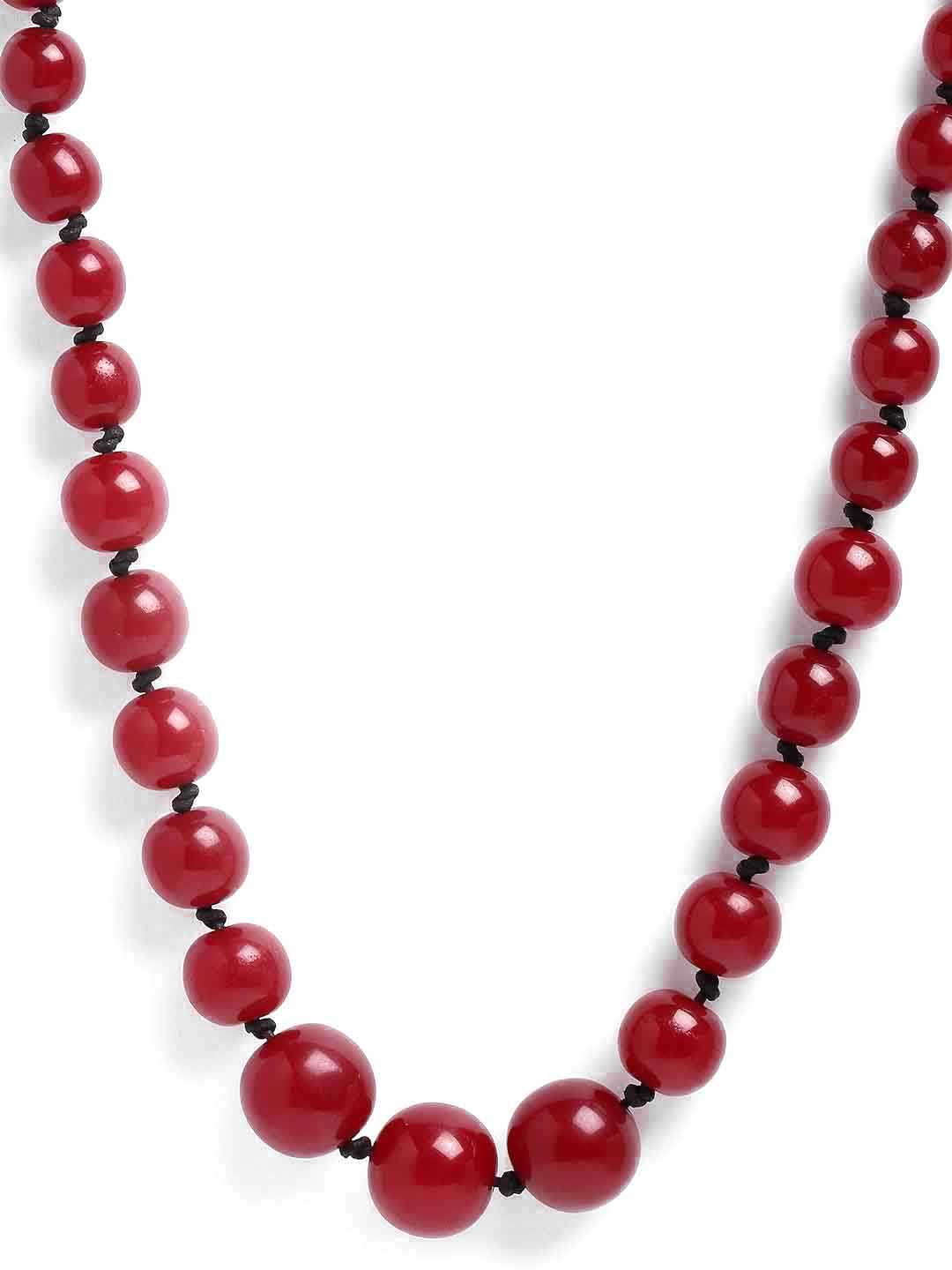 Red & Black Necklace Statement Necklace