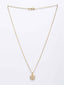 Set Of 3 Gold-Plated White AD-Studded Handcrafted Pendants With Chains