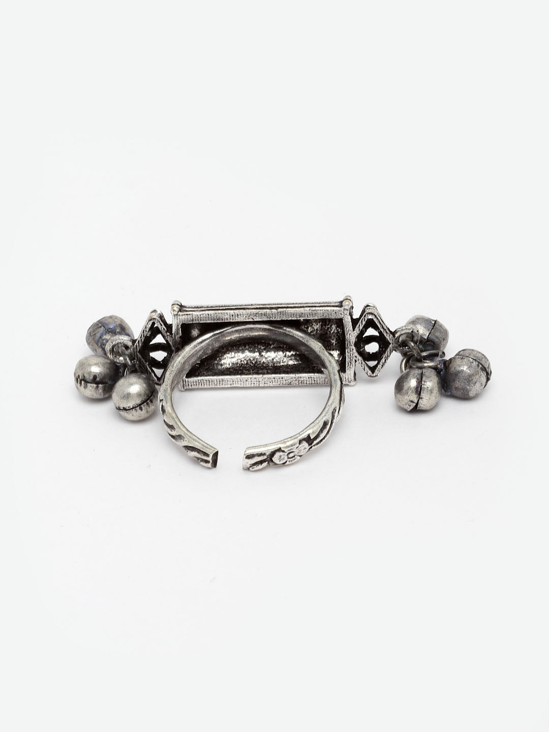 Oxidised Adjustable Finger Ring