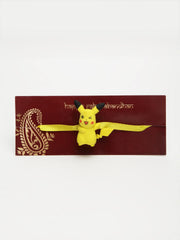 Set Of 4 Pikachu & Floral Fancy Rakhis