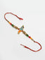 Gold-Toned Shri Krishna Designer Rakhi