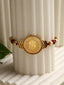 Gold-Plated Dollar Shaped Rakhi With Mug