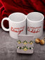 Set of 4 Gold-Plated & Green Lumba & Rakhi Set With Bhaiya Bhabhi Mugs