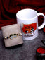 Boys Gold-Toned & Grey Handcrafted Rakhi With Mug & Roli Chawal Gift Set