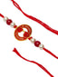 Gold-Plated Red Brass Handcrafted Rakhi & Mug