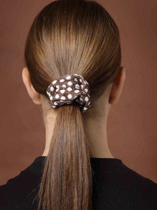 Women Set of 4 Ponytail Scrunchies