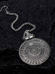 Oxidized Silver-Plated Handcrafted Maang Tikka