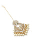 Gold-Plated Kundan Studded Maang Tikka Head Jewellery